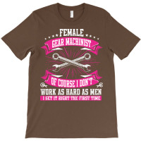 Machining Cnc Female Gear Machinist Trending T-shirt | Artistshot