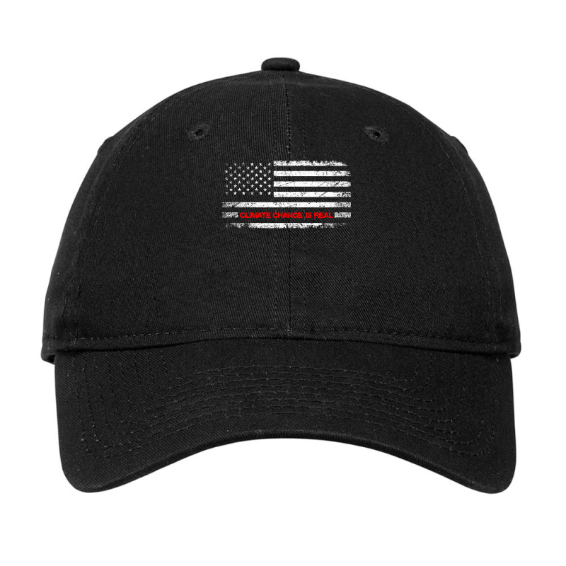 Climate Change Is Real Vote Illustration American Adjustable Cap by axmyabrielg | Artistshot