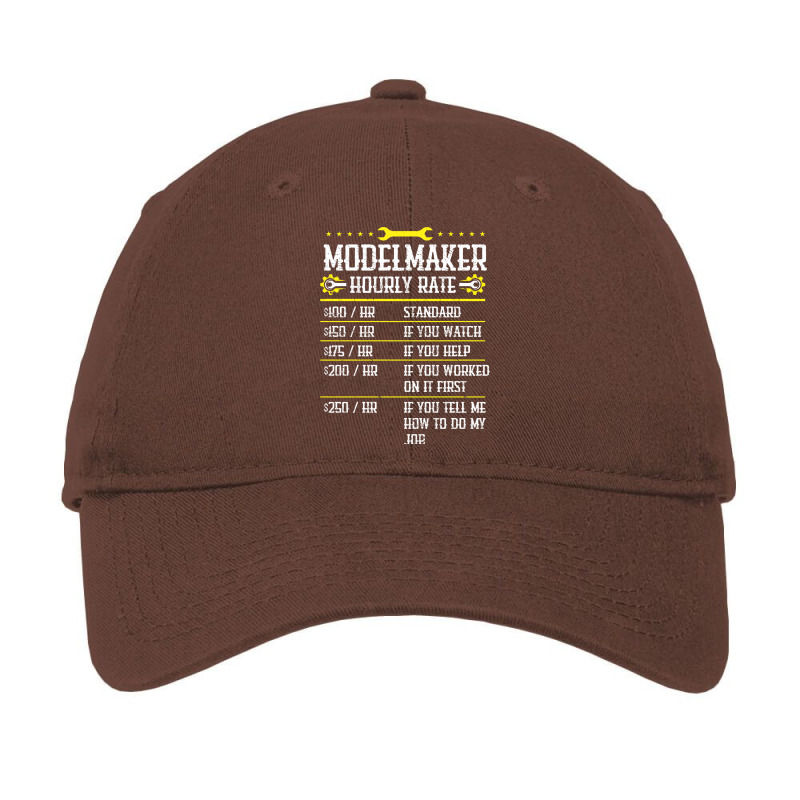 Machining Machinist Modelmaker Hourly Rate Cool Adjustable Cap | Artistshot