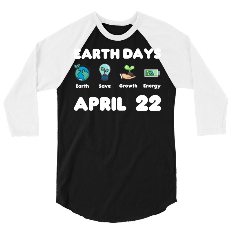 Earth Day April 3/4 Sleeve Shirt by axmyabrielg | Artistshot