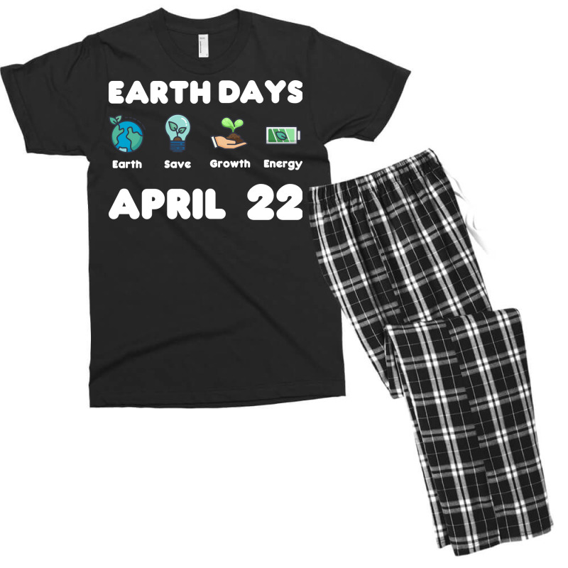 Earth Day April Men's T-shirt Pajama Set by axmyabrielg | Artistshot