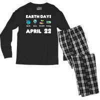 Earth Day April Men's Long Sleeve Pajama Set | Artistshot