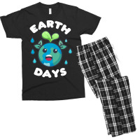 Earth Day Cute Hipster Men's T-shirt Pajama Set | Artistshot