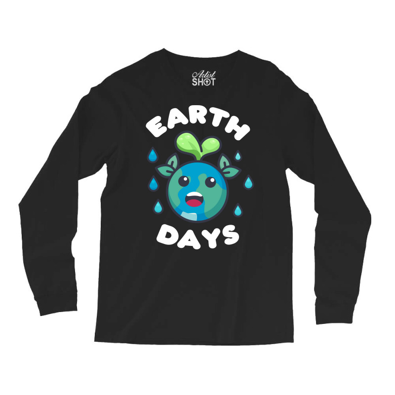 Earth Day Cute Hipster Long Sleeve Shirts by axmyabrielg | Artistshot