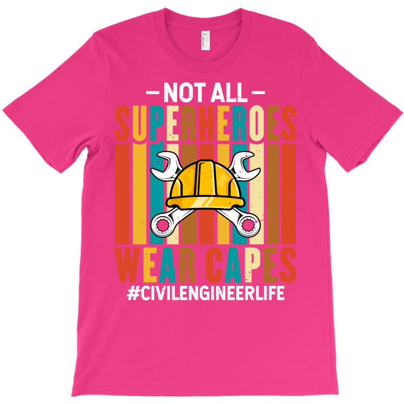 Proud Civil Engineer Life Funny Retro Civil Engine T-Shirt by zemkamajoor1 | Artistshot