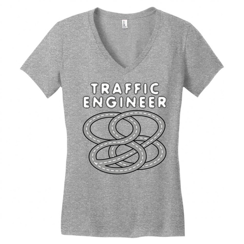 Traffic Engineer Highway Interchange Aesthetic Women's V-Neck T-Shirt by shippesaruura | Artistshot