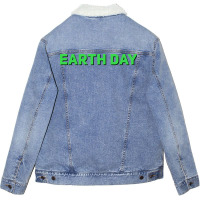 Earth Day Yellow Unisex Sherpa-lined Denim Jacket | Artistshot