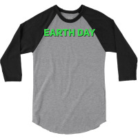 Earth Day Yellow 3/4 Sleeve Shirt | Artistshot