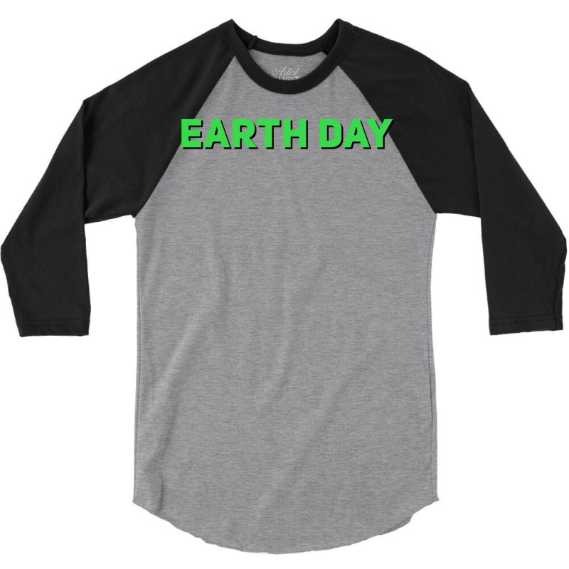 Earth Day Yellow 3/4 Sleeve Shirt by axmyabrielg | Artistshot