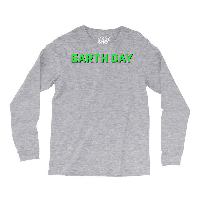 Earth Day Yellow Long Sleeve Shirts by axmyabrielg | Artistshot