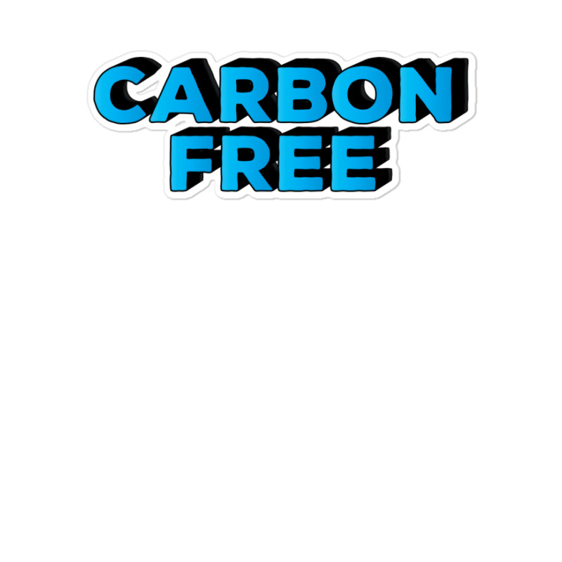 Carbon Free Cool Sticker | Artistshot