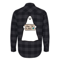 Climate Change Ghost Halloween Summer Flannel Shirt | Artistshot