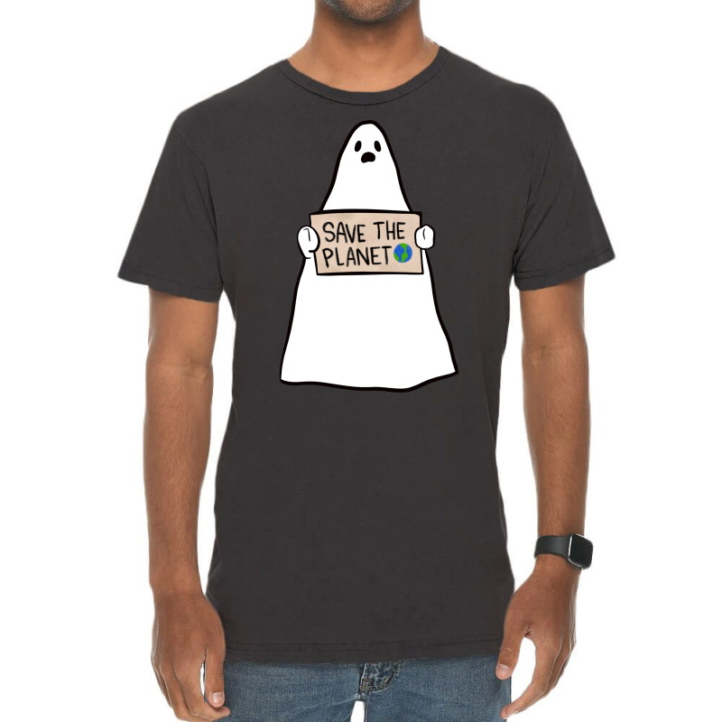 Climate Change Ghost Halloween Summer Vintage T-shirt | Artistshot