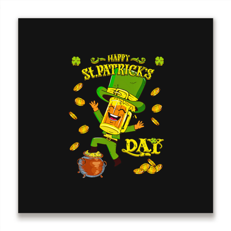 St Patrick T Shirt Happy St Patricks Day Metal Print Square | Artistshot