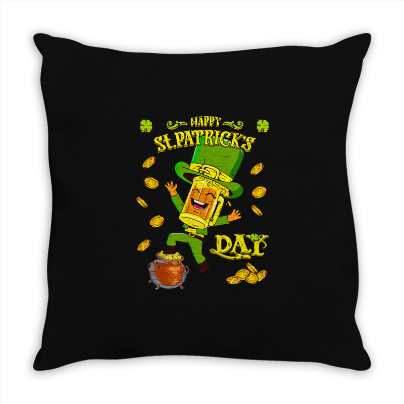 St Patrick T Shirt Happy St Patricks Day Throw Pillow | Artistshot