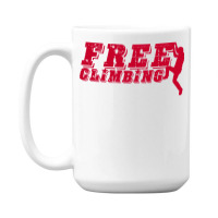 Free Climbing Bouldering Sport Climbing Rope Climb 15 Oz Coffee Mug | Artistshot