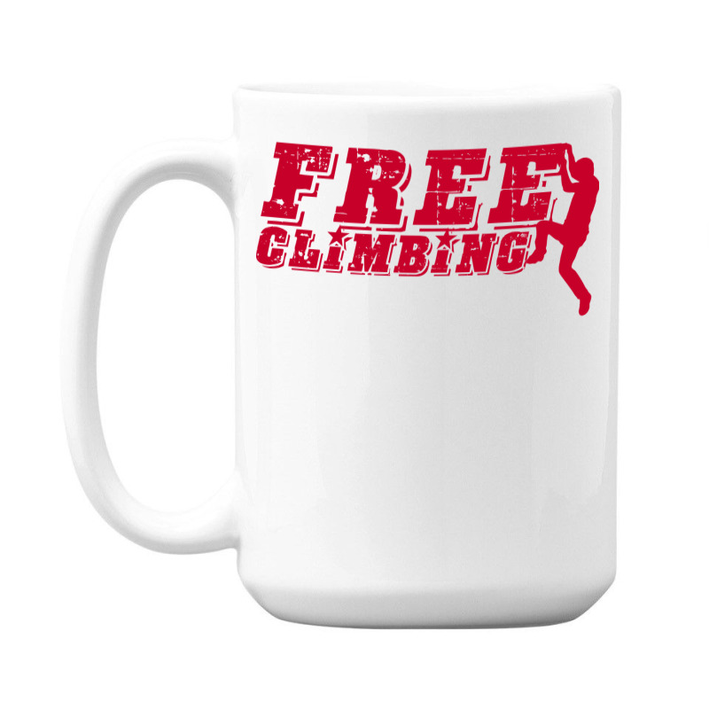 Free Climbing Bouldering Sport Climbing Rope Climb 15 Oz Coffee Mug | Artistshot