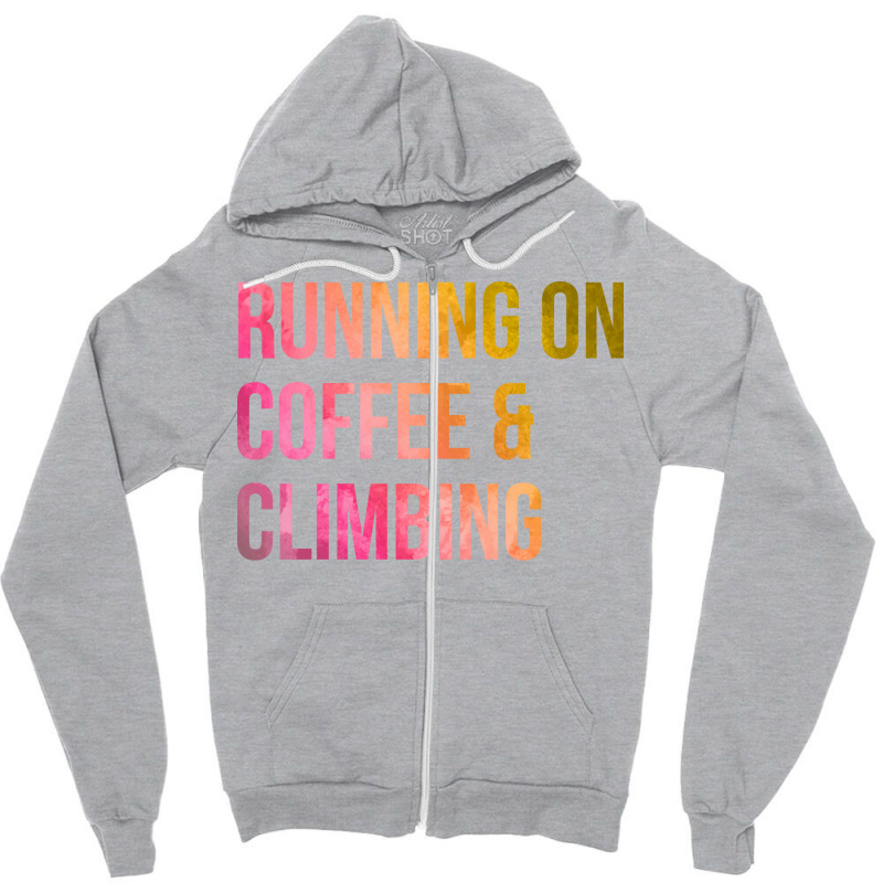 Climbing Aesthetic Zipper Hoodie | Artistshot