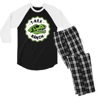 T Rex Ranch Men's 3/4 Sleeve Pajama Set | Artistshot