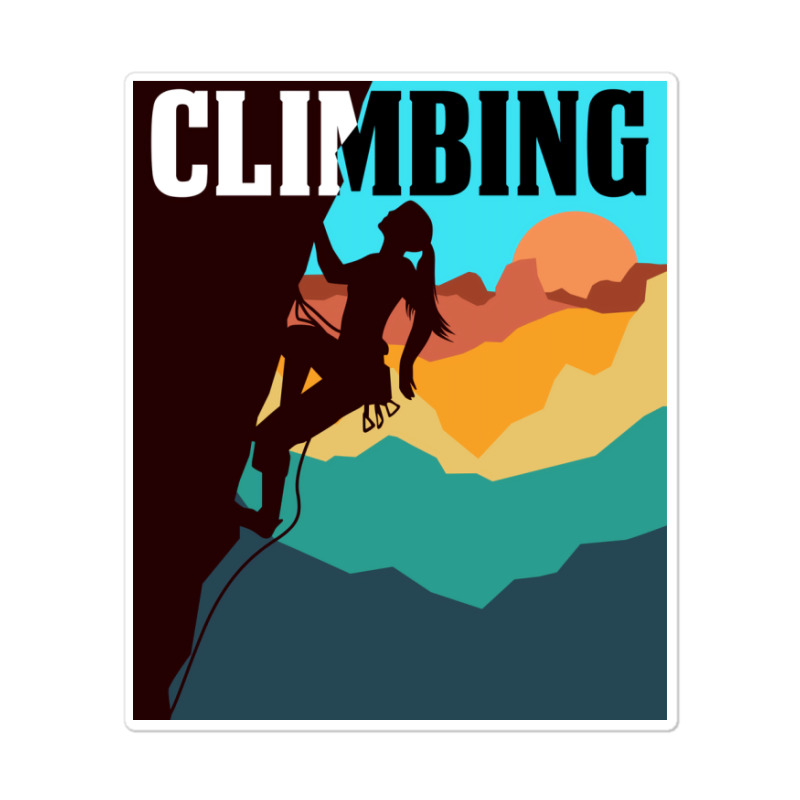 Climbing Climbing Womens Sticker | Artistshot