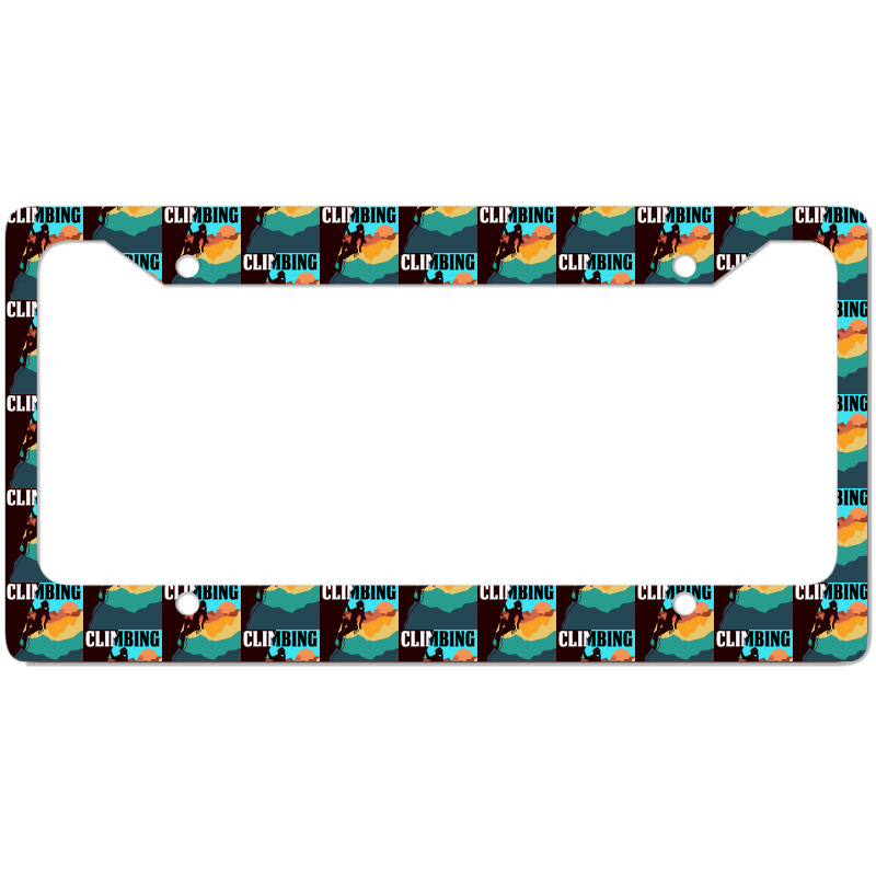 Climbing Climbing Womens License Plate Frame | Artistshot