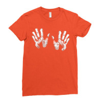 Chalk Hands Climbing Bouldering Magnesium Gift Ladies Fitted T-shirt | Artistshot