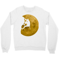 Climbing Bouldering Full Moon Climber Boulder Cute Crewneck Sweatshirt | Artistshot