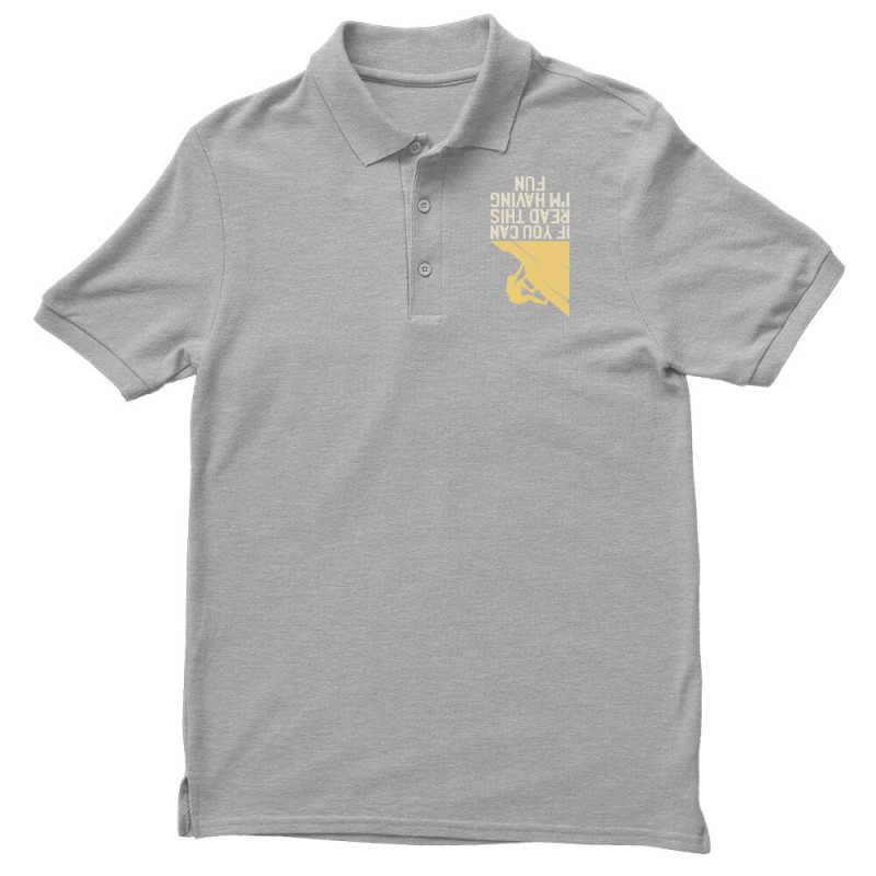 Climber Im Having Fun Climbing Bouldering 80s Men's Polo Shirt | Artistshot