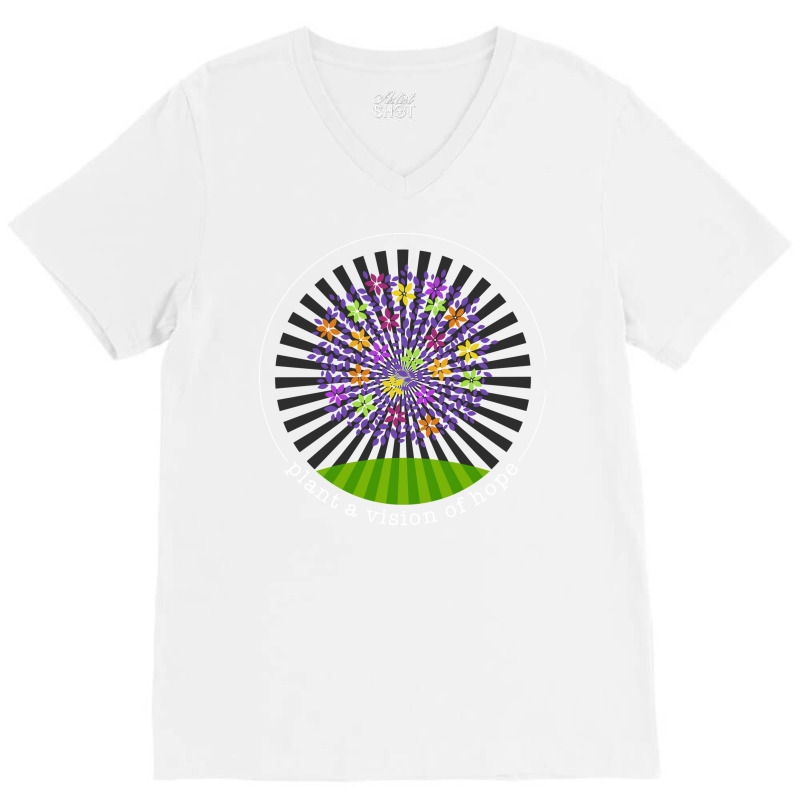 Plant A Vision Of Hope Gift V-Neck Tee by axmyabrielg | Artistshot