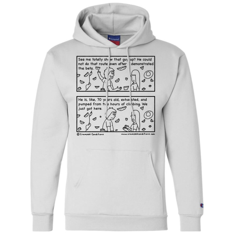 Climbing Gym Showoff Cute Champion Hoodie | Artistshot