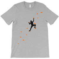 Climbing Wall Sport Climbing Climber Bouldering Cu T-shirt | Artistshot