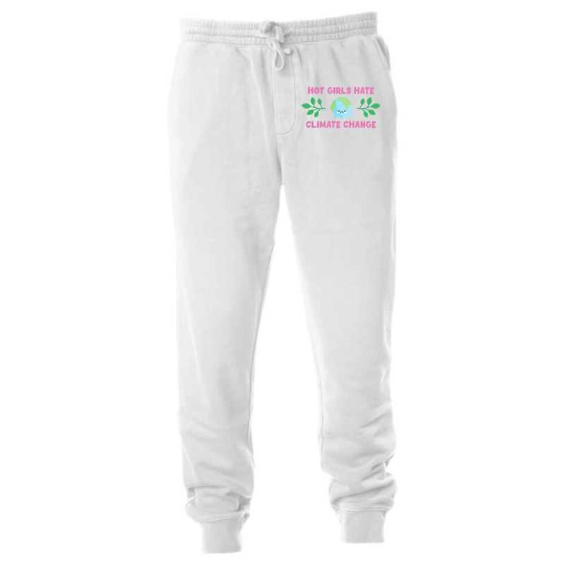 Hot Girls Hate Climate Change Aesthetic Unisex Jogger | Artistshot