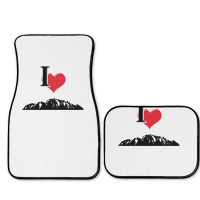 I Love Mountains Climbing Mountain Outdoors Nature Full Set Car Mats | Artistshot