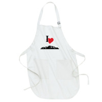 I Love Mountains Climbing Mountain Outdoors Nature Full-length Apron | Artistshot