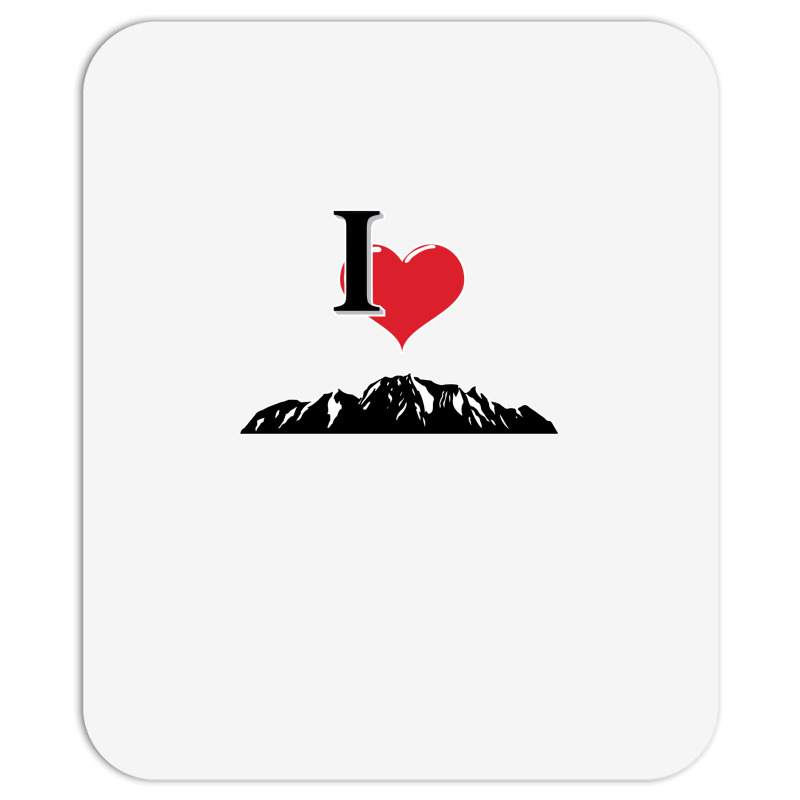 I Love Mountains Climbing Mountain Outdoors Nature Mousepad | Artistshot