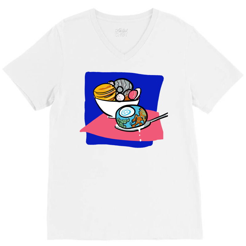 Hungry Humanity 1 Cute V-neck Tee | Artistshot