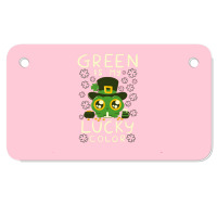 Lucky Color,st Patricks Day Motorcycle License Plate | Artistshot