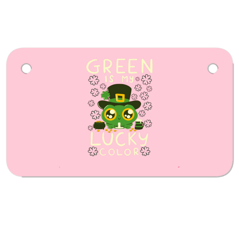 Lucky Color,st Patricks Day Motorcycle License Plate | Artistshot