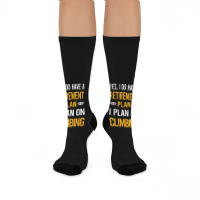 Funny My Retirement Plan Climbing Climb Climber Mu Crew Socks | Artistshot