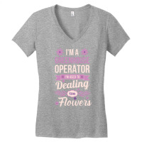 Im A Greenhouse Operator Girl Women's V-neck T-shirt | Artistshot