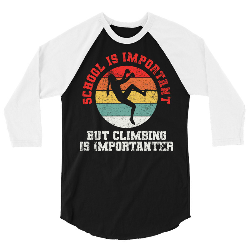 Climbing Climber 70s 3/4 Sleeve Shirt | Artistshot