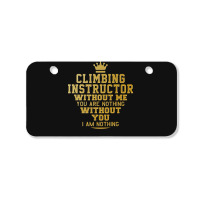 Climbing Instructor Perfect Present For Mother Dad Bicycle License Plate | Artistshot