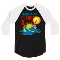 No Planet B Climate Change Vintage 3/4 Sleeve Shirt | Artistshot