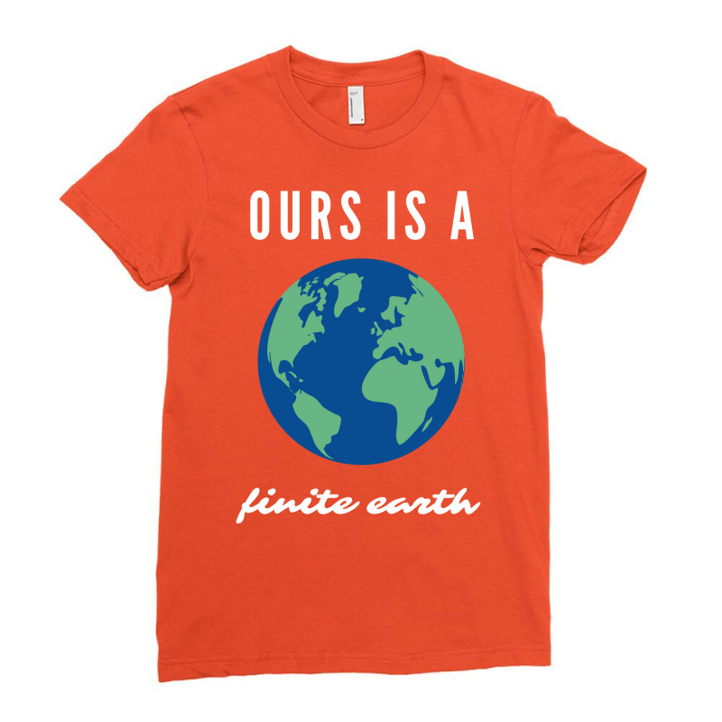 Ours Is A Finite Earth Cute Ladies Fitted T-Shirt by nqaidosters | Artistshot