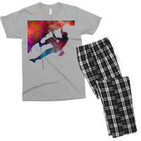 Mountaineer Climbing Sport Art Mountaineer Climbin Men's T-shirt Pajama Set | Artistshot