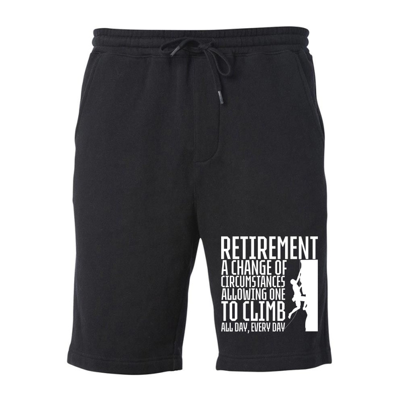 Retirement Rock Climbing 80s Fleece Short | Artistshot