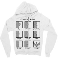 Climbing Holds Girl Zipper Hoodie | Artistshot