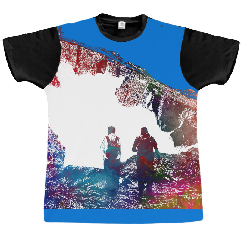 Mountaineer Climbing Sport Art Mountaineer Climbin Graphic T-shirt | Artistshot