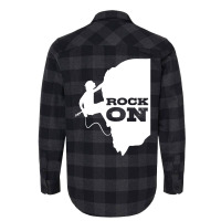 Rock On Climber Telluride Climbing Summit Boulder Flannel Shirt | Artistshot