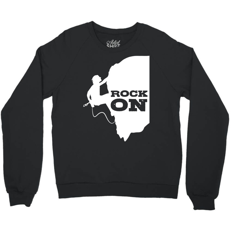 Rock On Climber Telluride Climbing Summit Boulder Crewneck Sweatshirt | Artistshot